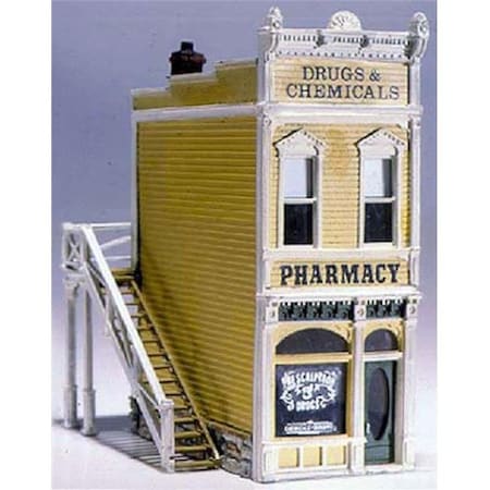 Woodland Scenics Woodland Scenics WOO221 HO Pharmacy Detail Building Kit WOO221